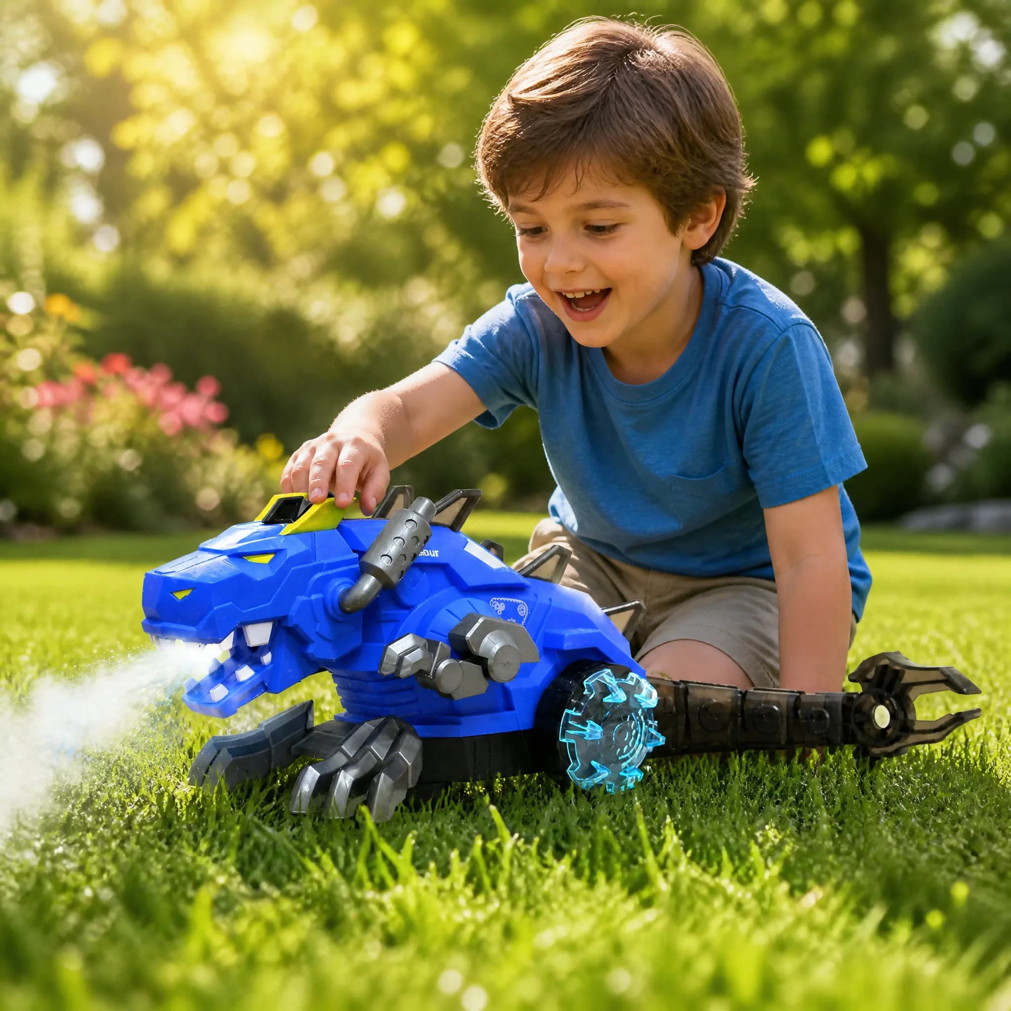 Dinosaure en jouet – dino robot vapeur